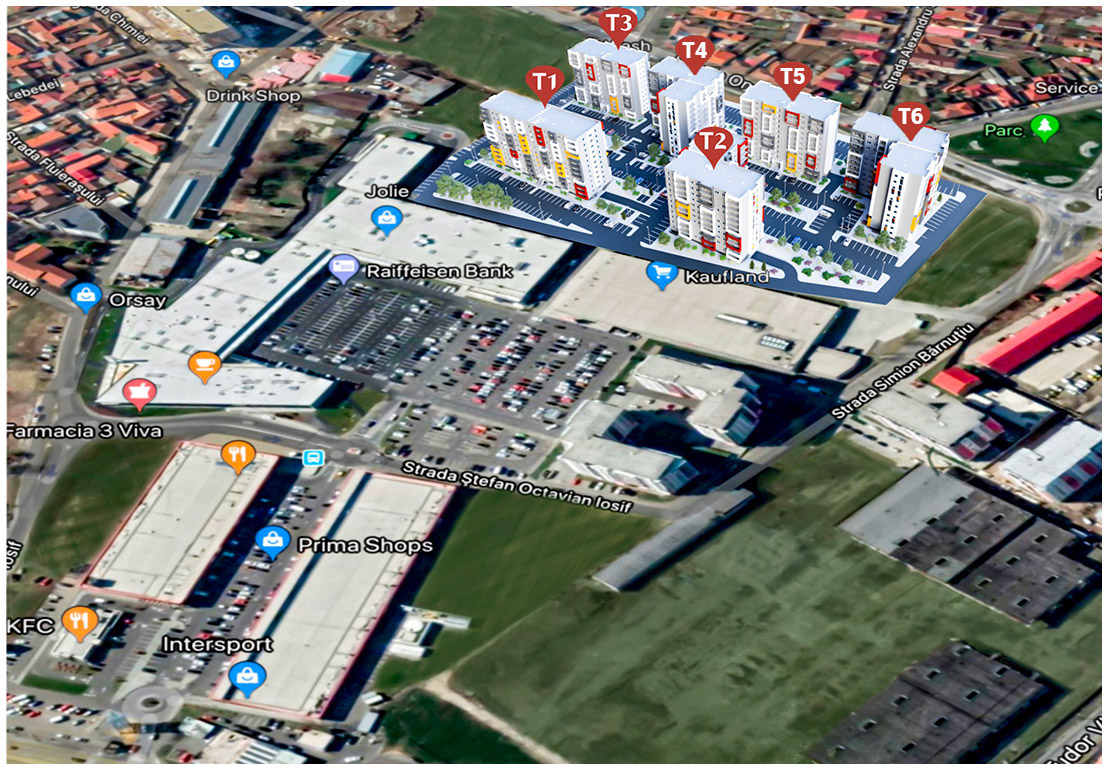 Locatie apartamente Iosia Onestilor Oradea